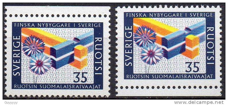 Suède 1967 - Yvert N° 570, 571 & C570  ** - Neufs