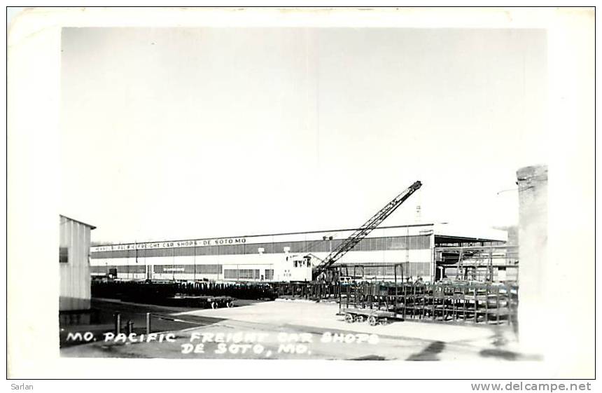 Pacific Freight Car Shops De Soto , MO , Réal Photo, * 113 98 - Autres & Non Classés