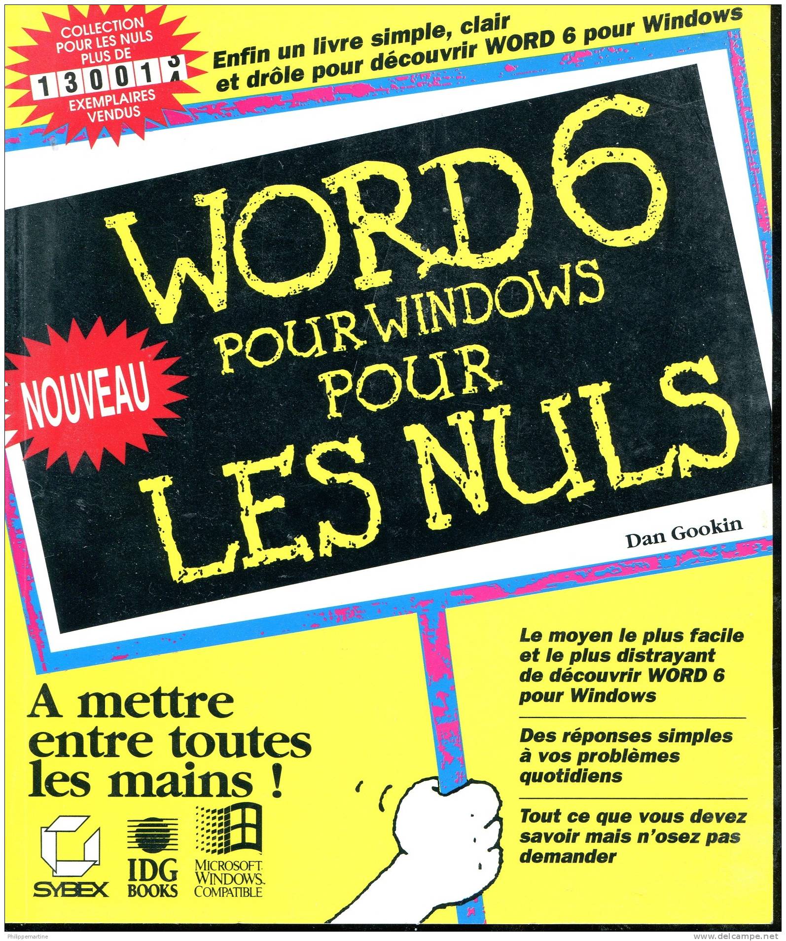 Word 6 Pour Windows Pour Les Nuls Par Dan Gookin - Informatica