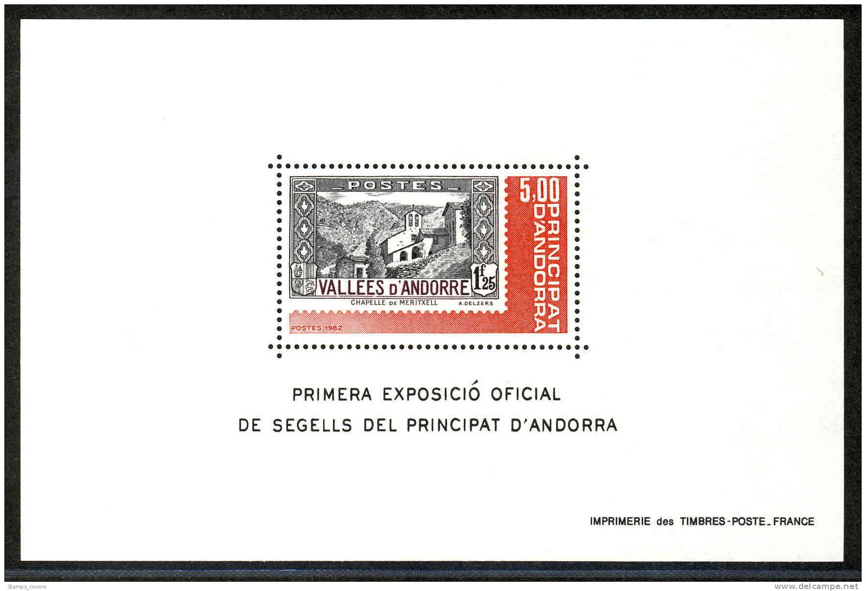 ANDORRE MNH** MICHEL BL 1 - Blocs-feuillets