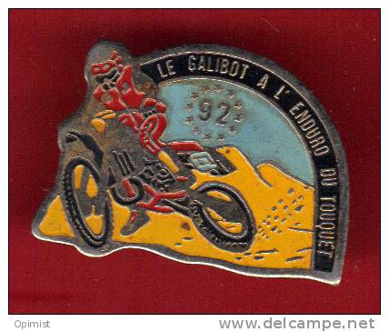 13940-le Galibo A L'enduro Du Touquet.rallye Moto. - Motos
