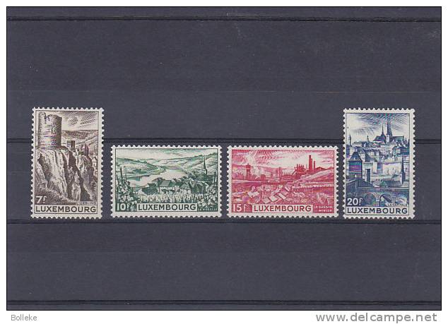 Usines - Chateaux - Ponts - Luxembourg - Yvert 406 / 409  ** - MNH - Valeur 35 Euros - Nuovi
