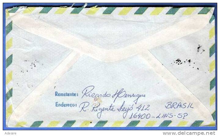 En 1975, Brasil - Austria, Franqueo De X 3 - Briefe U. Dokumente