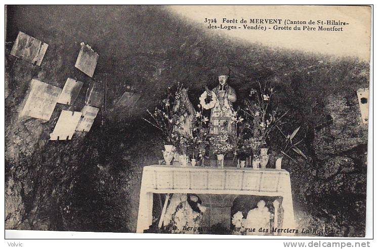 - 85 - Forêt De MERVENT - ( Canton De St-Hilaire -des-Loges ) Grotte Du Père Montfort - - - Saint Hilaire Des Loges