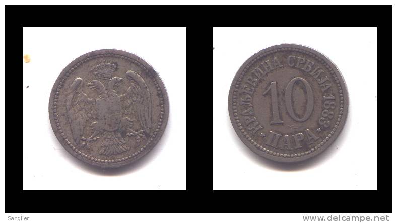 10 PARA 1883 - Serbie
