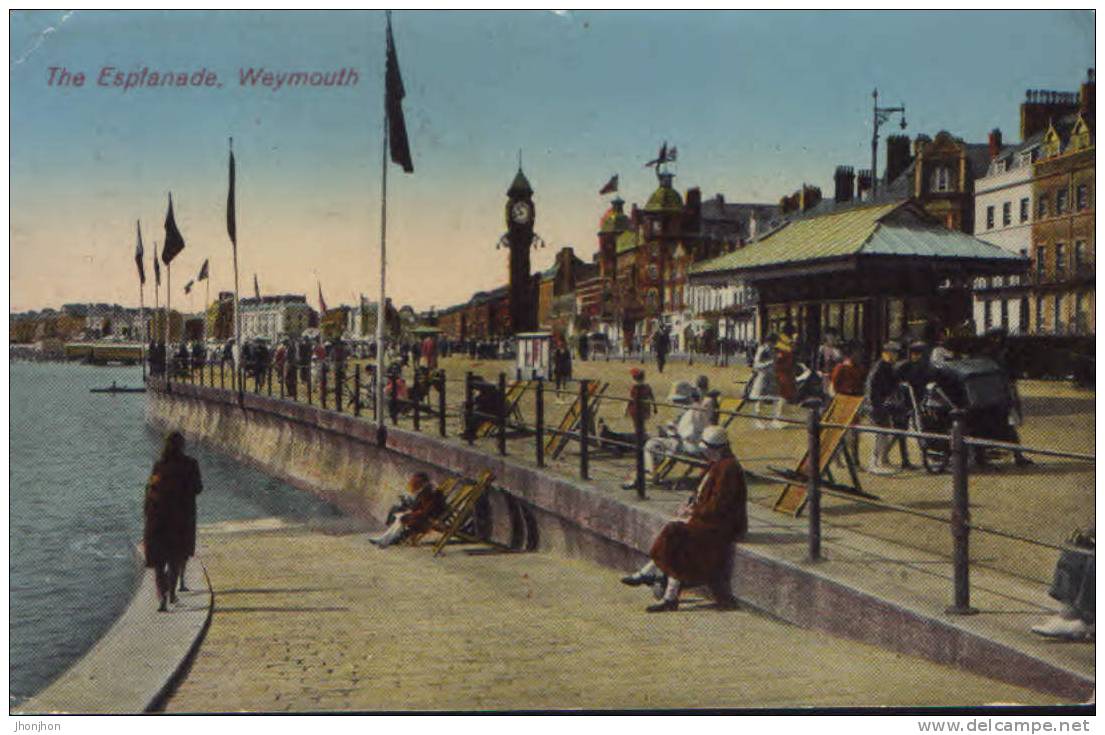 England-Postcard 1931- The Esplanade,Weymouth - Weymouth