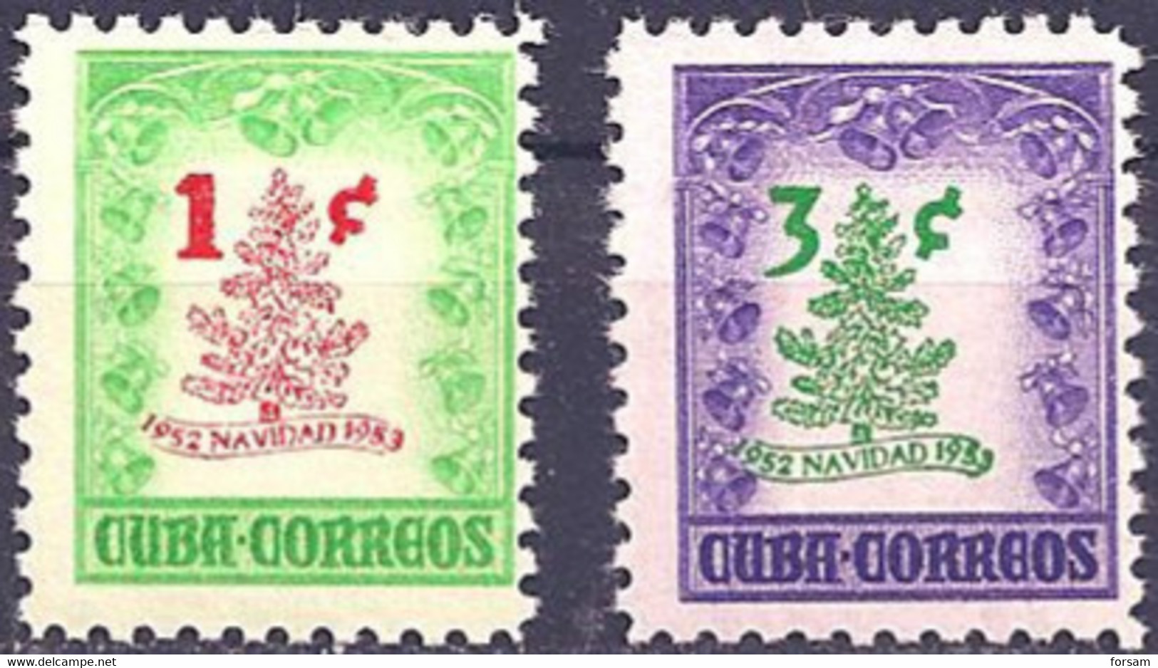 CUBA..1952..Michel # 356-357...MLH. - Ungebraucht