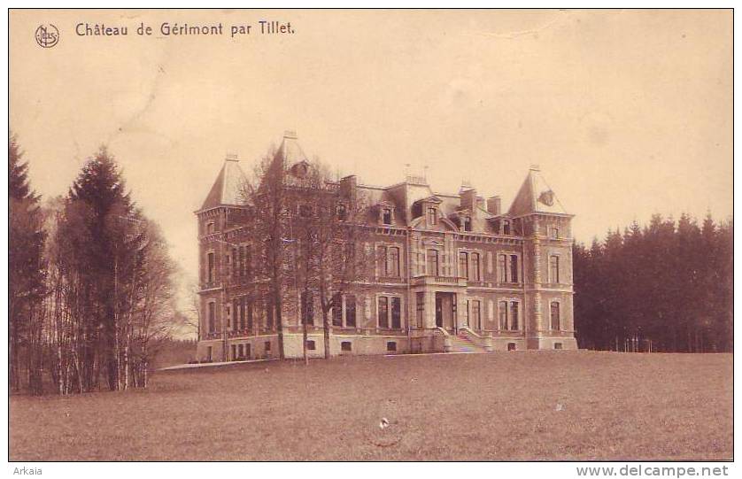 TILLET = Château De Gérimont (Nels) Vierge - Sonstige & Ohne Zuordnung