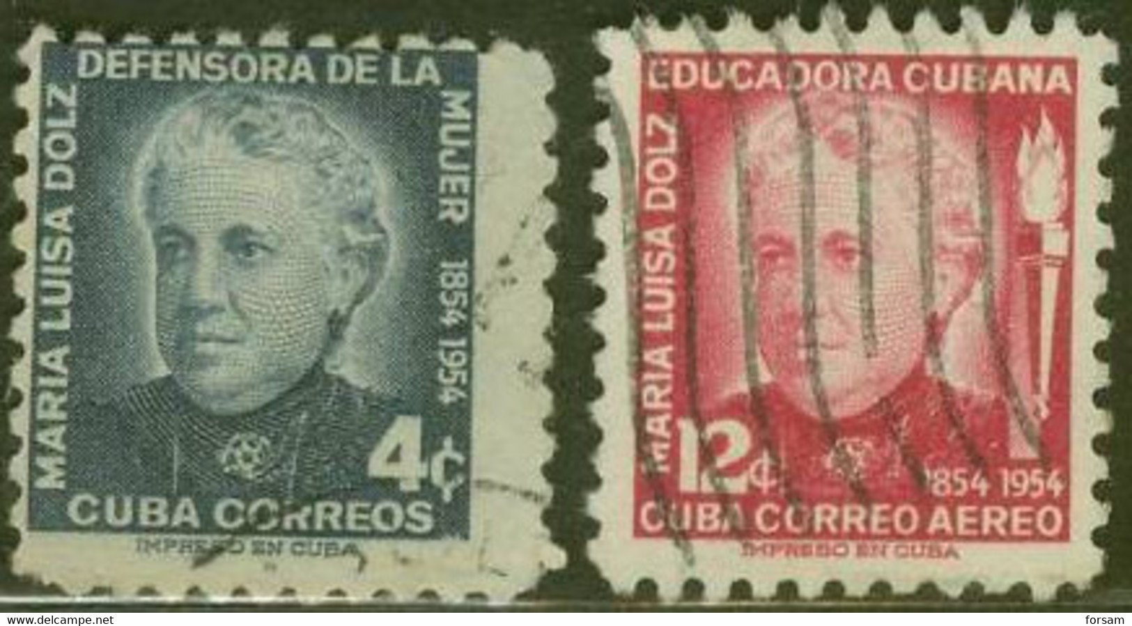 CUBA..1954..Michel # 439-440...used. - Used Stamps