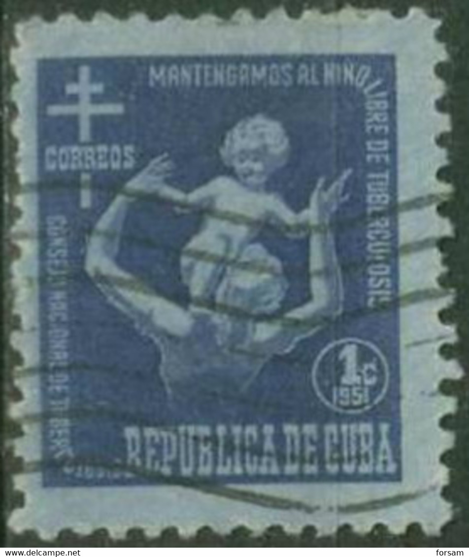 CUBA..1951..Michel # 15...used...Zwangszuschlagsmarken. - Usati