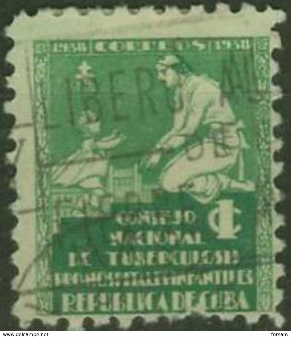 CUBA..1938..Michel # 1...used...Zwangszuschlagsmarken. - Gebraucht