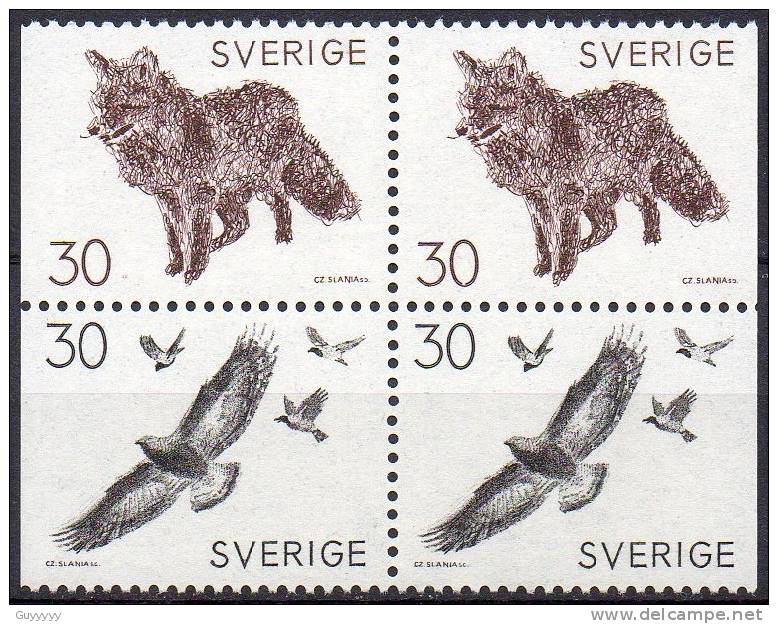 Suède 1968 - Yvert N° 604 à 608 & C604 ** - Neufs