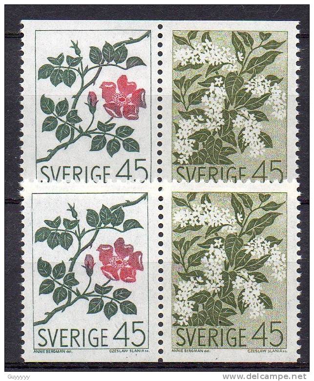 Suède 1968 - Yvert N° 590 à 594 **  46 Timbres, combinaisons différentes