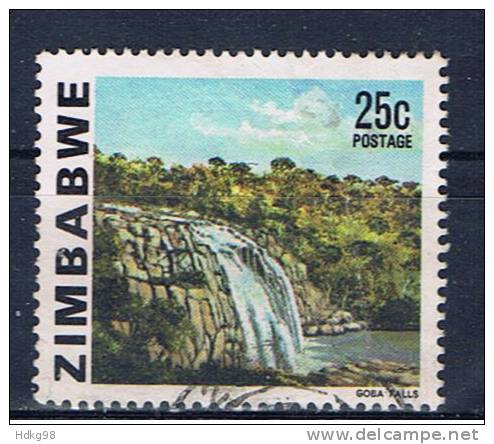ZW Simbabwe 1980 Mi 238 Wasserfall - Zimbabwe (1980-...)