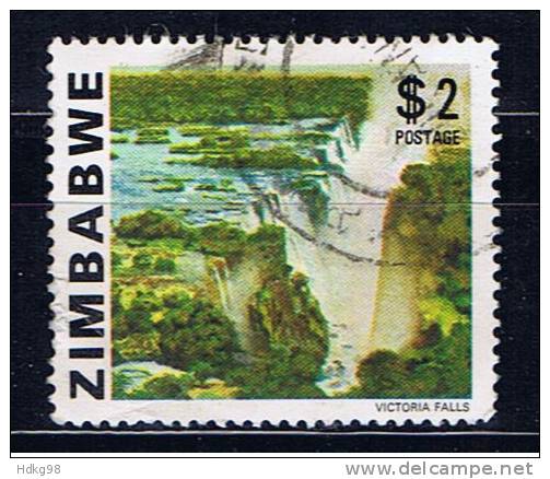 ZW Simbabwe 1980 Mi 241 Wasserfall - Zimbabwe (1980-...)