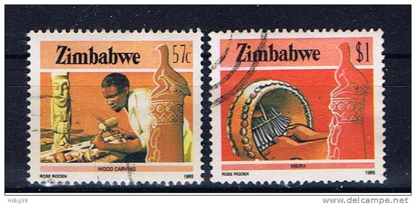 ZW Simbabwe 1985 Mi 327-28 - Zimbabwe (1980-...)