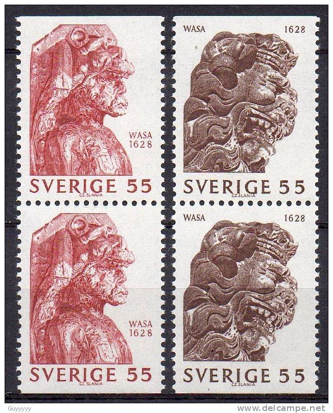 Suède 1969 - Yvert N° 625 à 630 & C625 ** - Neufs