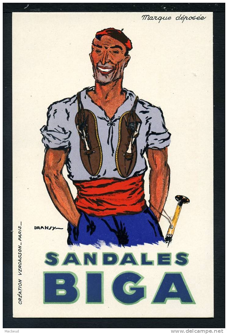 CAP - Sandales BIGA - Illustration De DRANZY - Publicité