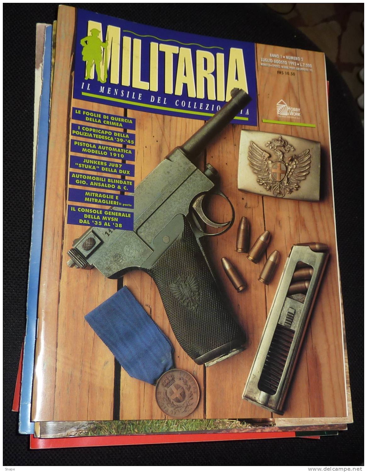 Rivista Militaria - Albo Nr. 2 Del  Agosto 1993 In Ottime Condizioni - Storia Militare - Hobby & Work - Italien