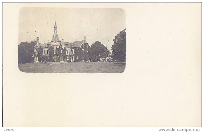 BELGIQUE - IVOZ - Carte Photo Château De La Croix Saint Hubert - Flémalle