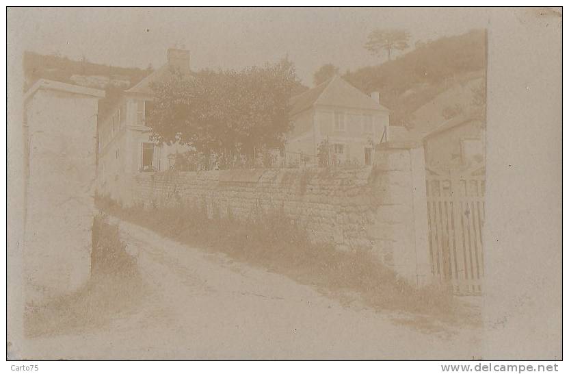 Giverny 27 - Carte-Photo - Hameau De Manitaux - Ferme -  Boxe Georges Carpentier - Sonstige & Ohne Zuordnung