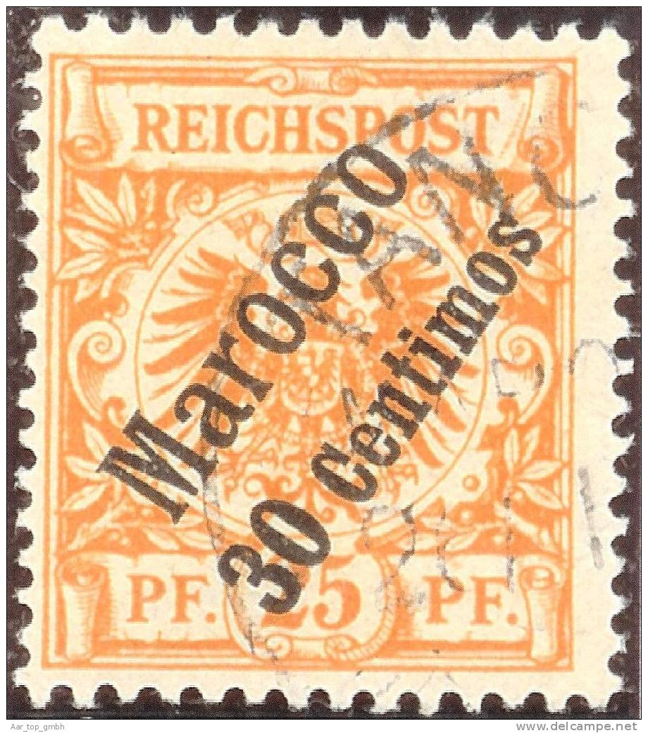 Deutsche Post In Maroko 1899- Mi#5 Gestempelt Tanger - Deutsche Post In Marokko