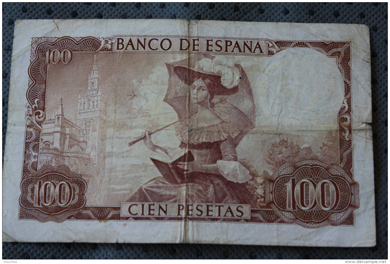 BANCO DE ESPANA 100 PESETAS  MADRID 19-11-1965 GUSTAVO ADOLFO BECQUER &gt;ESPANOLA BILLET DE BANQUE BANK BANCA REGEN FRA - 100 Peseten