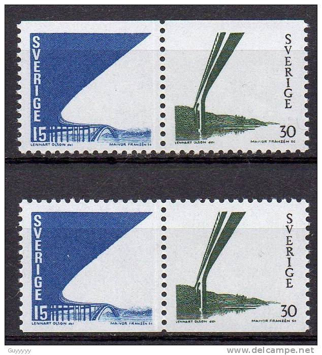 Suède 1969 - Yvert N° 631 à 633 ** - Neufs