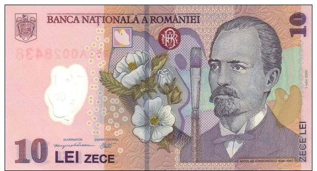 ROMANIA 10 LEI 2006 UNC Pick New - Romania