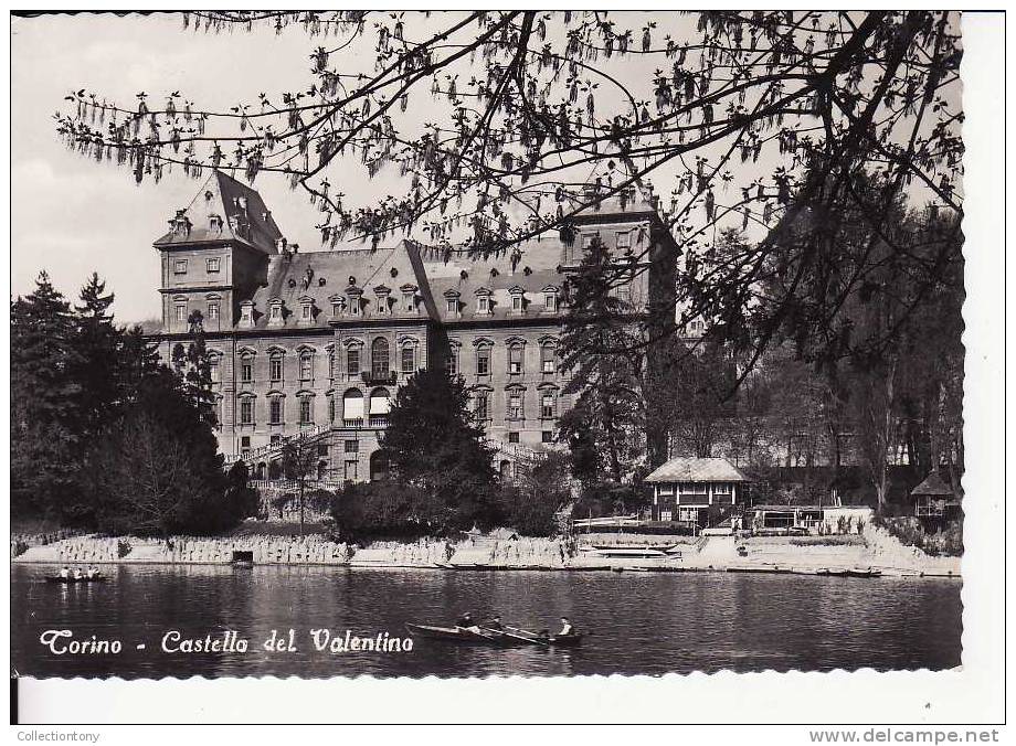 Torino - Castello Del Valentino - Formato Grande - Viaggiata 1951 - Castello Del Valentino