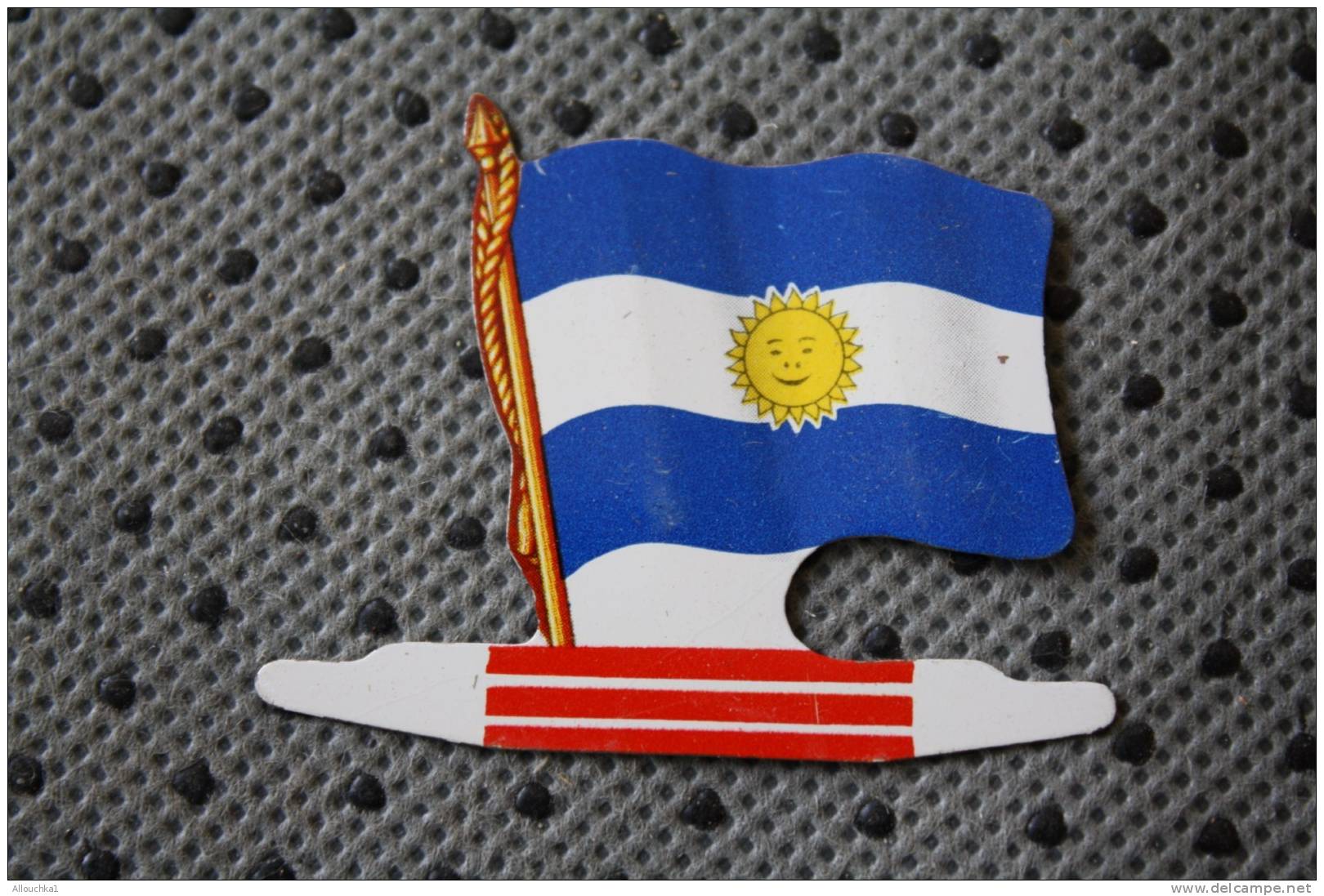 ARGENTINA  DRAPEAU FLAG BANDIERA &Sigma;&Eta;&Mu;&Alpha;&Iota;&Alpha; FLAGGA-TOLE PLIABLE-PUB L'ALSACIENNE BISCUIT REPLI - Andere & Zonder Classificatie