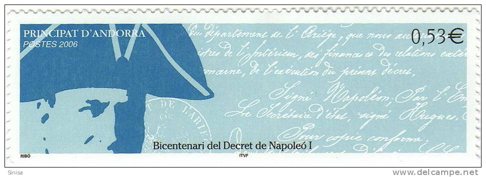 Andorra / Napoleon - Unused Stamps