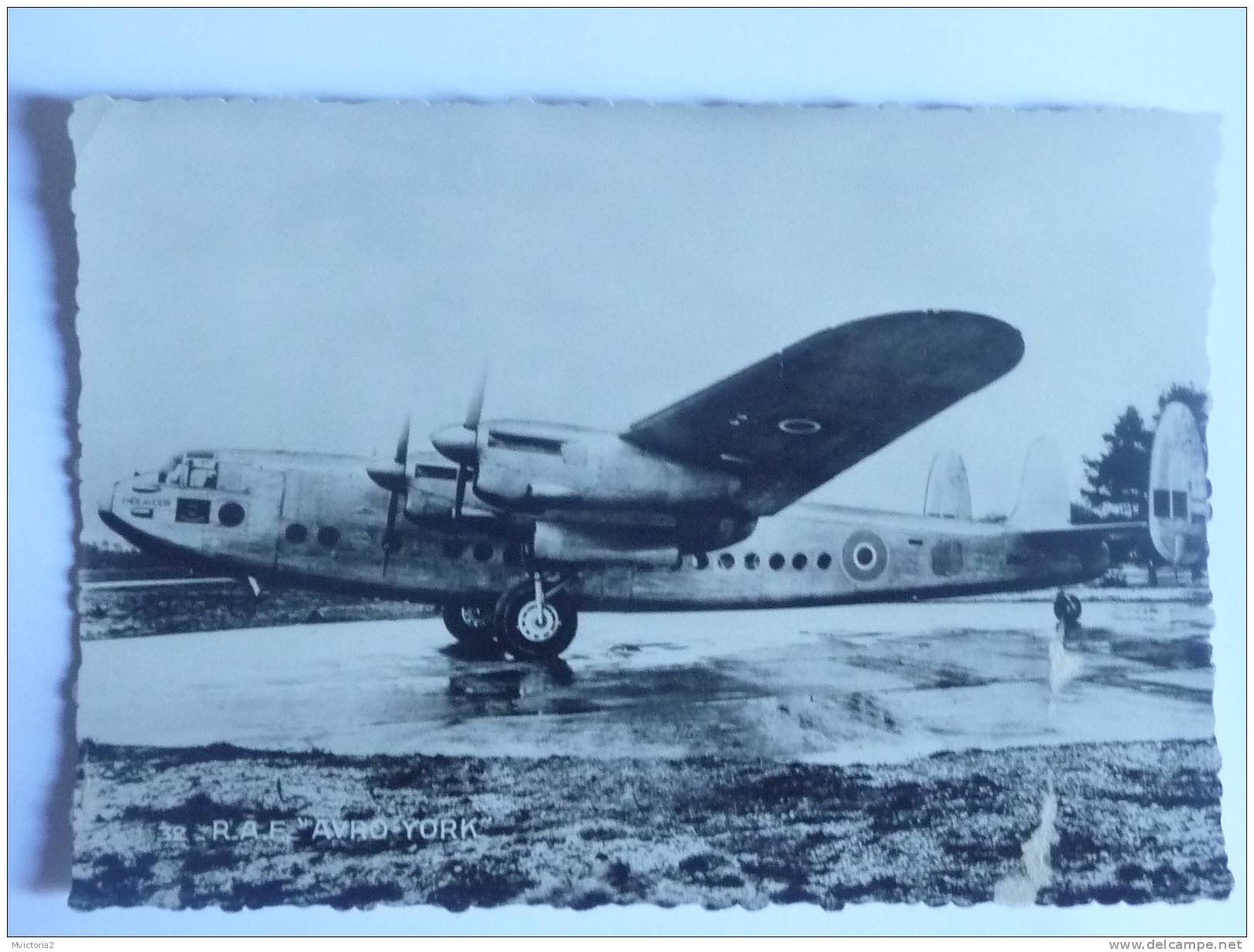 ROYAL AIR FORCE -le " AVRO YORK", Transport Quadrimoteur Dérivé Du Lancaster. - 1939-1945: 2nd War