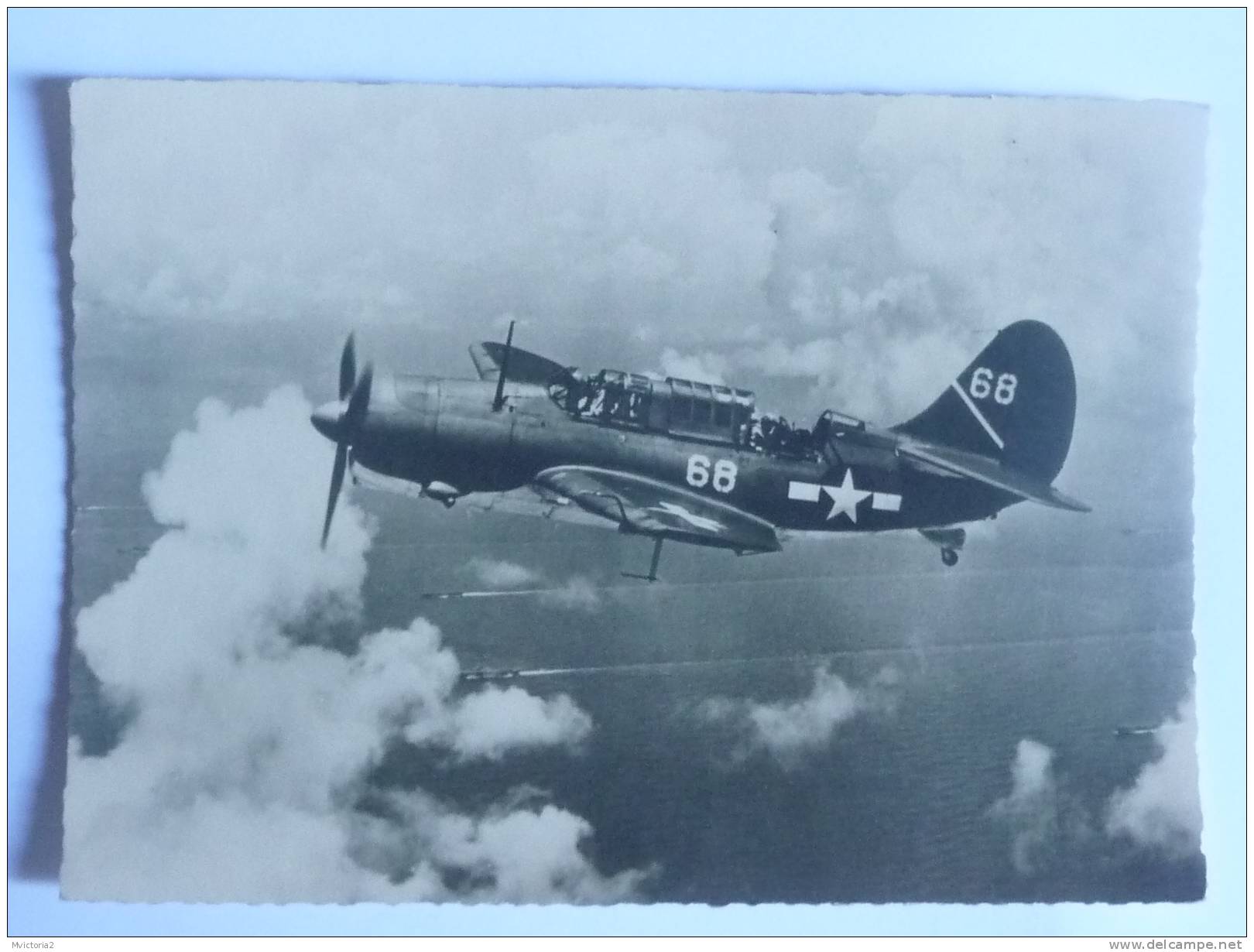 Le Chasseur Américain "HELLDIVER", Avion De La Marine Américaine Construite Pour Les Porte Avions. - 1939-1945: 2. Weltkrieg