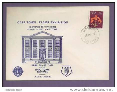 RSA 1977 Mint Cover Cape Town Stamp Exhibition 449 F3112 - Lettres & Documents