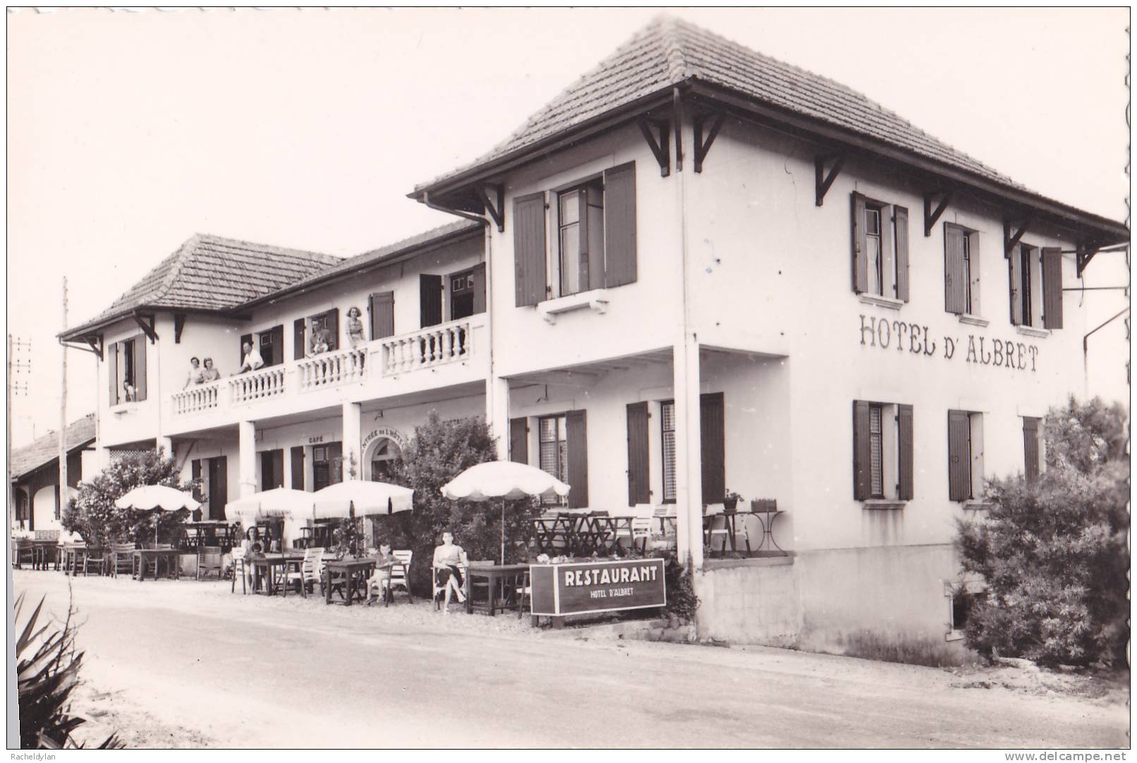 CARTE POSTALE DE " VIEUX BOUCAU LES BAINS " ( Hotel D'Albret ) - Vieux Boucau