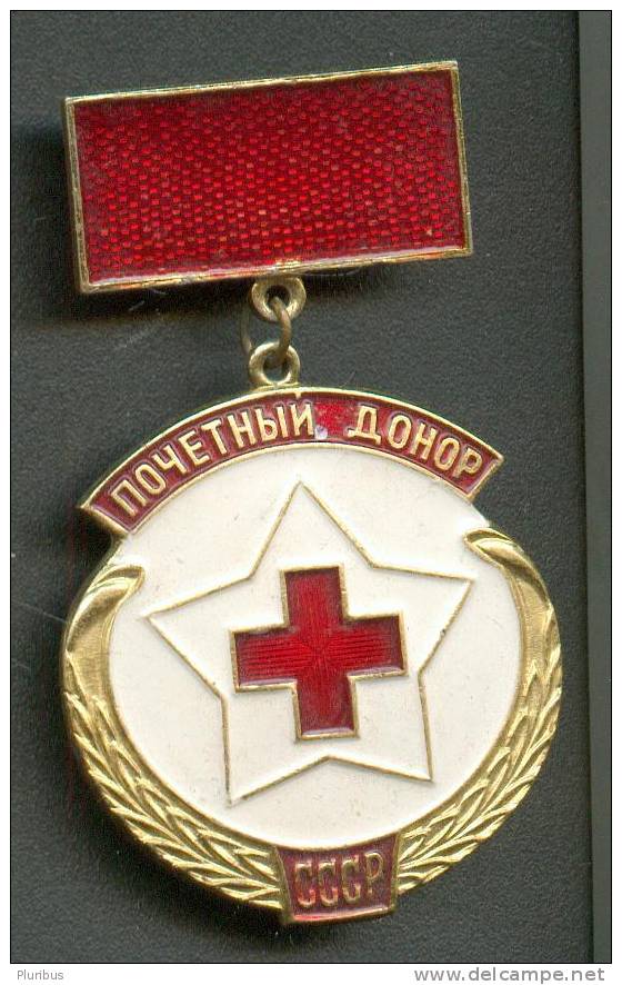 RUSSIA USSR   MEDAL Honorary Donor, RED CROSS - Russie