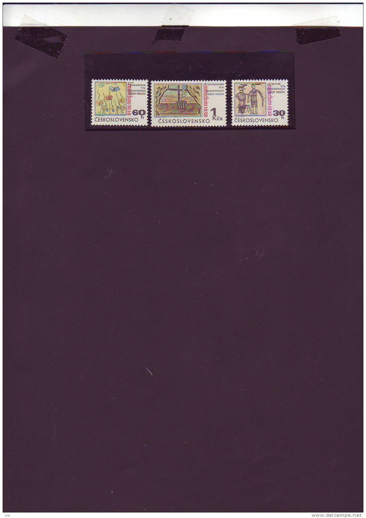 CECOSLOVACCHIA  1968 - Yvert  1664/66** - Infanzia - Unused Stamps