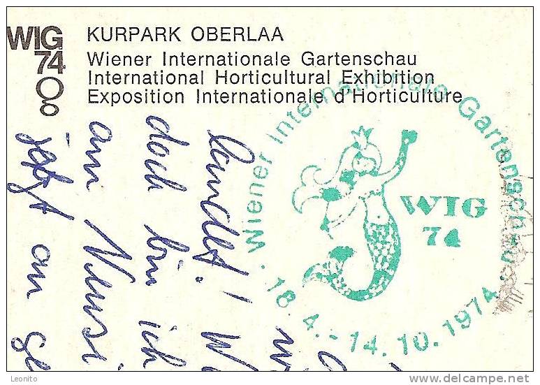 Wien Internationale Gartenschau Horticulture Stempel ! WIG 1974 - Sonstige & Ohne Zuordnung