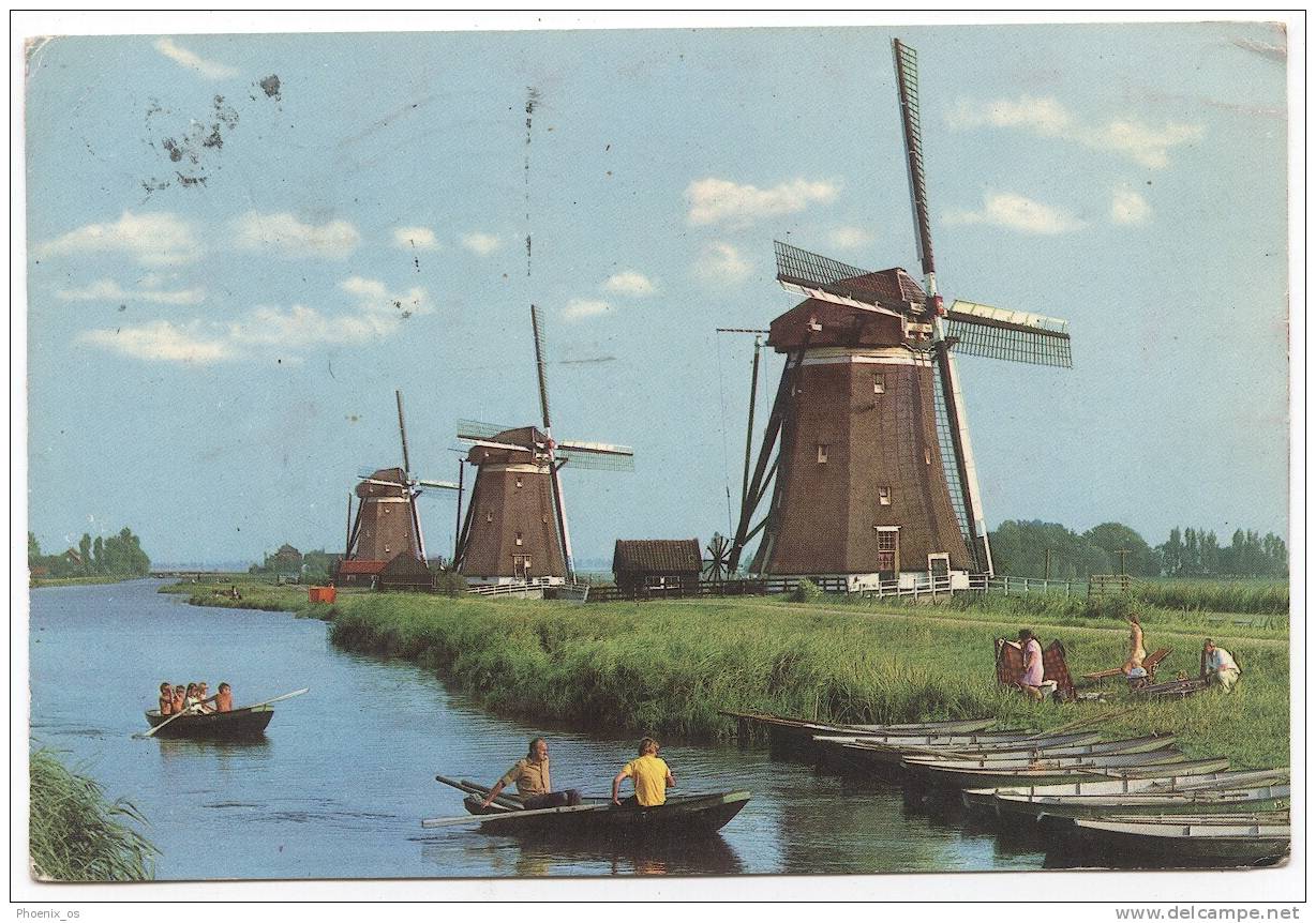 NETHERLANDS / Pays Bas - LEIDSCHENDAM, Windmills, 1975 Th - Leidschendam