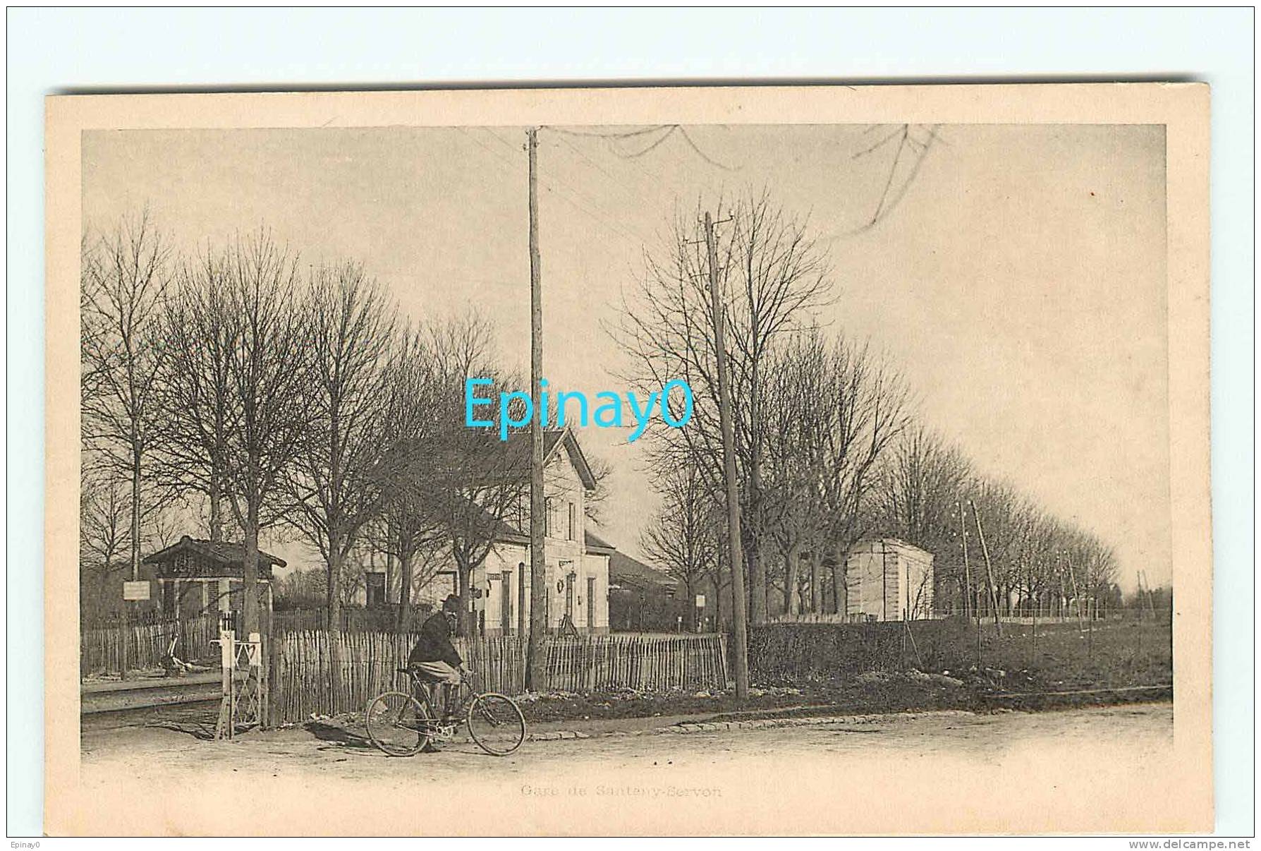 Br - 94 - SANTENY - SERVON - La Gare  - édition ?  - N° 3 - Santeny