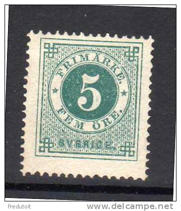 SUEDE - 1872/85 -  N° 18  (neuf Sans Gomme) - Unused Stamps