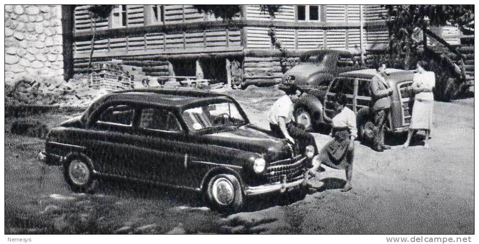 SPL 1955 VILLAGGIO MANCUSO (TAVERNA CATANZARO) SILA PICCOLA ALBERGO DELLE FATE VIAGGIATA 4 SCAN ANIMATISSIMA AUTOMOBILI - Catanzaro