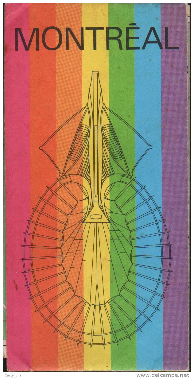 Carte Routiere De MONTREAL-1976 - Carte Stradali