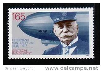 Aviation, Germany Sc1737 Ferdinand Von Zeppelin - Zeppelins