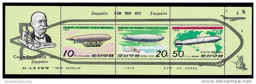 N. Korea Sc1788a Airship, Graf Zeppelin - Zeppelin