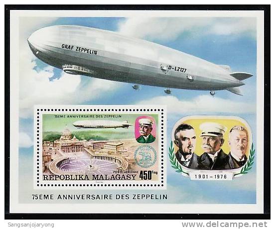 Aviation, Malagasy ScC160 Graf Zeppelin - Zeppelin
