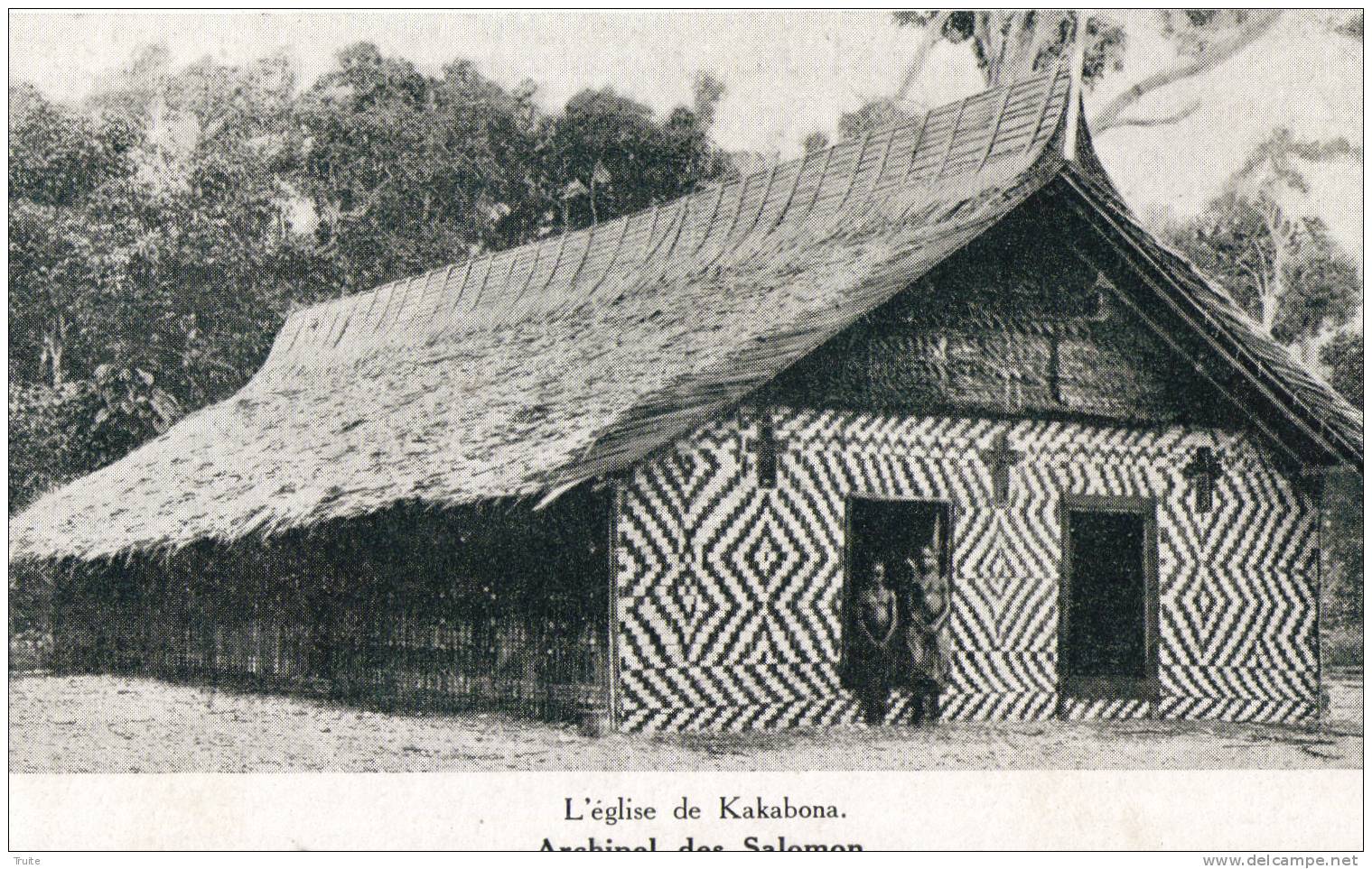 ARCHIPEL DES SALOMON L EGLISE DE KAKABONA ANIMEE - Salomon