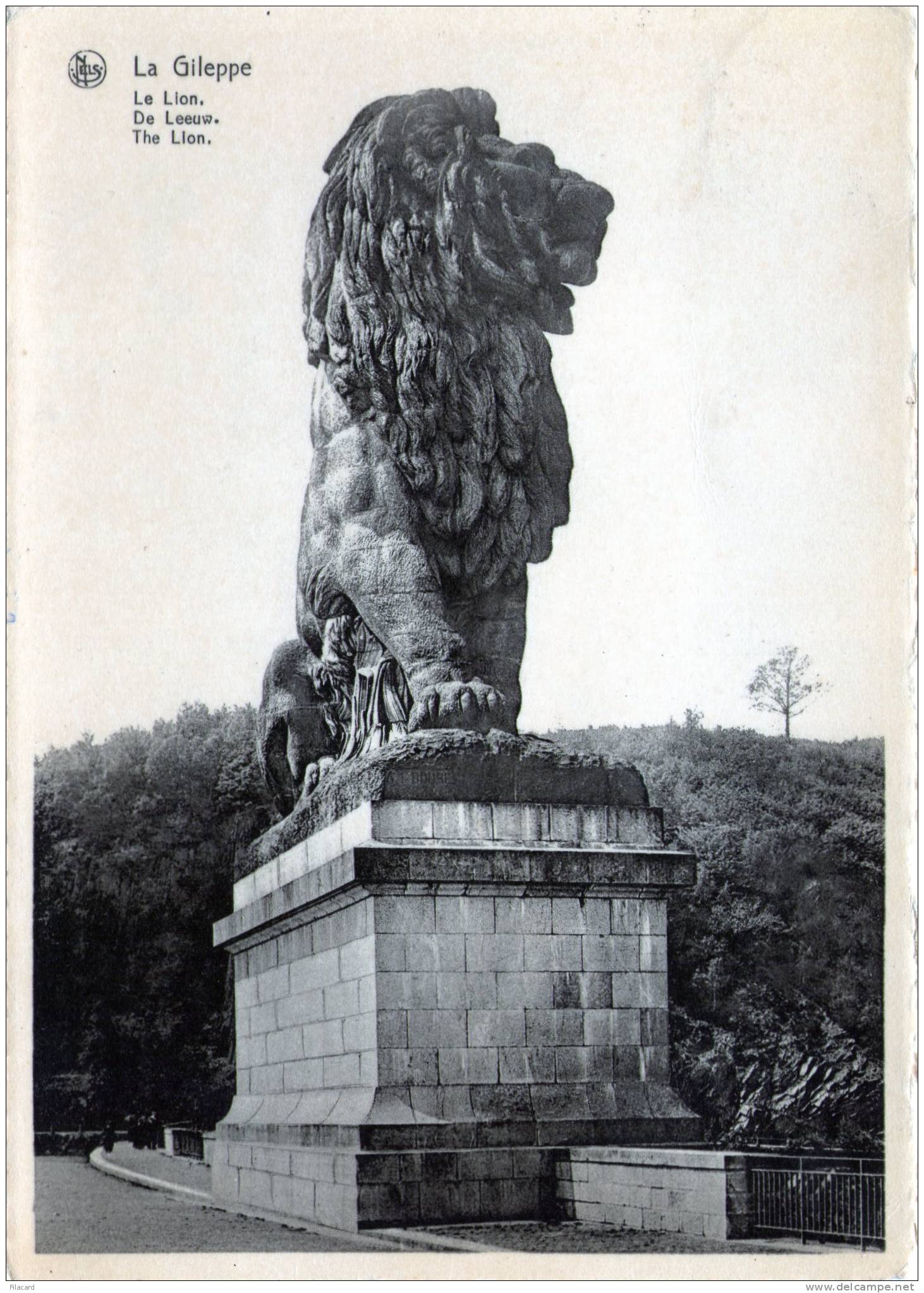 18307   Belgio,  La  Gileppe,  Le  Lion,  VG - Gileppe (Barrage)