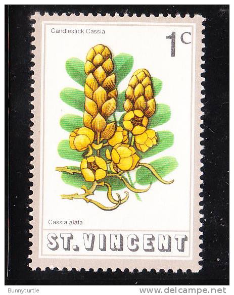 St Vincent 1972 Flowers 1c MNH - St.Vincent (...-1979)